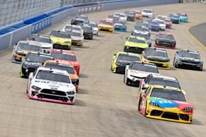 2021 Nashville NASCAR Xfinity Austin Cindric Kyle Busch pack racing NKP